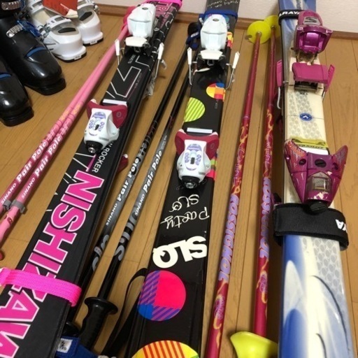 163cm スキー 4点セット 板 ロシニョール PURSUIT 11 LTD