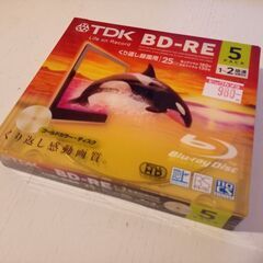 TDK BD-RE 5枚入　ブルーレイディスク　未開封