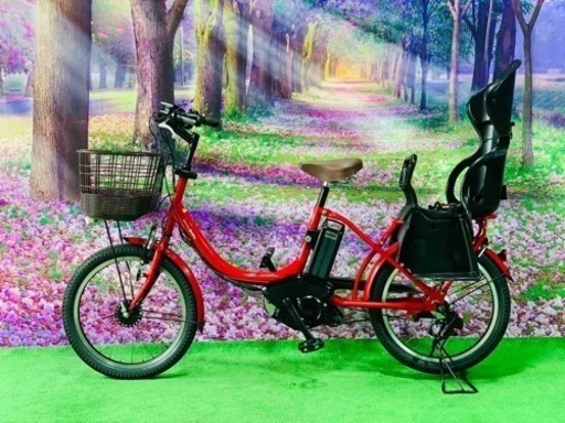 ❹ 4655子供乗せ電動自転車ヤマハ人気モデル新品20インチ良好バッテリー
