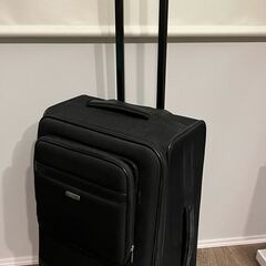 黒スーツケース（エース：プロテカ）