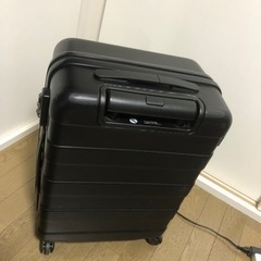 【交渉中】【破損箇所あり】無印機内持ち込み可のスーツケース黒