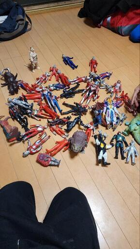 ウルトラマン、怪獣、仮面ライダーソフビ