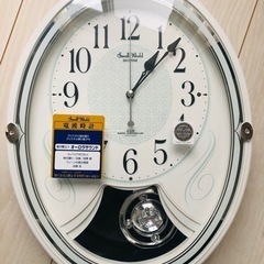 取引中【新品・未使用】掛時計 スワロフスキー スモールワールド
