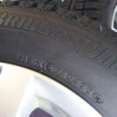 冬 ハスラー スズキ純正 14インチ 2020年【~90％ 富山】人気の ブリヂストン 冬 165/65R14 中古 4本 BS アイスパートナー2 スタッドレス スズキ マツダ フレア