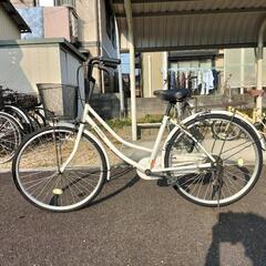 自転車　ママチャリ　変速機無し。