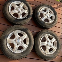 【値下げ中】145/80R13  DUNLOP WINTER MAXX WM02 2021年製　走行距離3000km  4本　