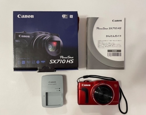 決まりました　Canon デジタルカメラ PowerShot SX710 HS レッド 光学30倍ズーム PSSX720HSRE Wi-Fi対応