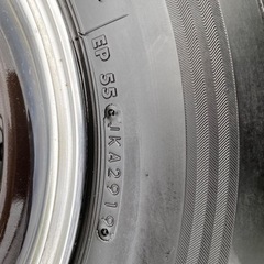 ●200系ハイエース195/80R15ノーマルタイヤ5ZIGEN４本セットバリ溝！9部山●