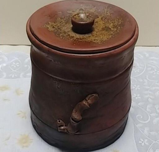 古備前焼 水指 古美術 骨董品 希少 共箱入 - その他