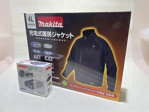 苫小牧バナナ】新品未使用品 マキタ/makita 充電式暖房ジャケット 4L