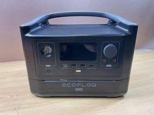 【苫小牧バナナ】EcoFlow/エコフロウ 非常用 停電 ソーラーパネル充電対応 ポータブル電源 600W EFRIVER600MAX-JP♪