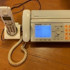 パナソニックファクス付電話機(子機1台付き) KX-PW606W