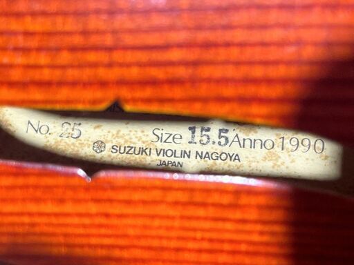 苫小牧バナナ】SUZUKI/スズキ 弦楽器 ビオラ/ヴィオラ No.25 サイズ