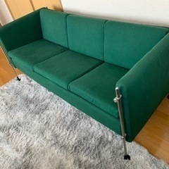 【希少価値あり】入手困難 スイス銀行応接室使用品3人掛けソファ アルフレックス arflex アンティーク