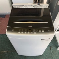 【リサイクルサービス八光　田上店　安心の3か月保証　配達・設置OK】ハイアール 全自動洗濯機 JW-U55HK(W)　ホワイト　洗濯容量：5.5kg