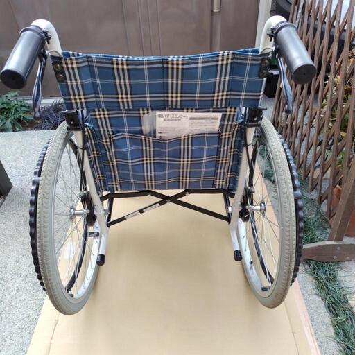 日進医療器　自走用介助ブレーキ付き　折りたたみ　車椅子