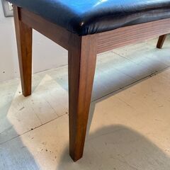 宇都宮でオシャレな家具を探すなら『オトワリバース！』ベンチ 椅子 スツール ブラック 中古品