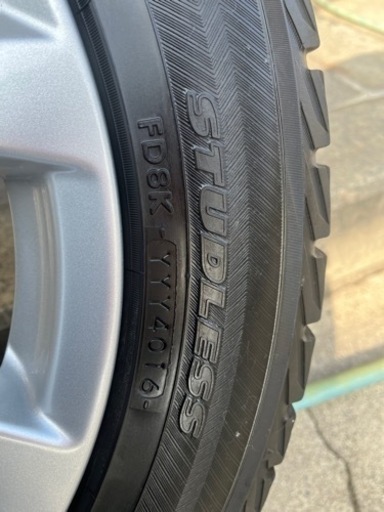 プレマシー純正ホイール付SLT 4本セット（ナット付）