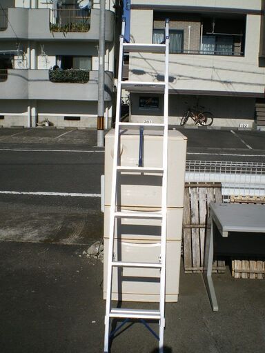★③　梯子　はしご　2連梯子　ブリッジアップ式
