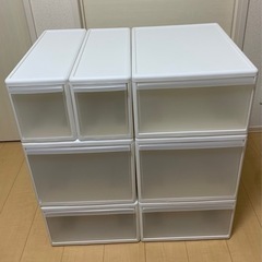 【取引決定】プラスチックタンス　カインズ　ブロック式ケース