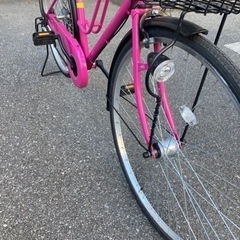 シティサイクル６段ギア付２７型 美品