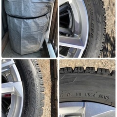 保管状況良好美品！スタッドレスタイヤホイール付き4本セット！17インチ