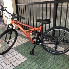 🔹マウンテンバイク🔹日本のあさひ「SOLUTION」。18段ギア。