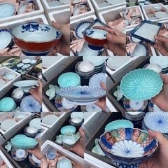 和食器 大量 まとめ 沢山 小鉢 おかず皿 高足皿 陶磁器 茶碗 刺身皿