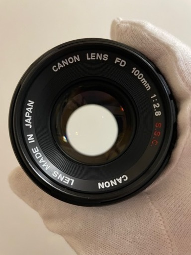 Canon FD 100mm f2.8 レンズ