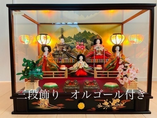 高級 お雛様 ひな祭り 3段飾り オルゴール付き | noonanwaste.com