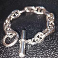 シルバー925 GM-TGMサイズ アンカーブレスレット シルバー 極太 エルメス シェーヌダンクル好きな方にピッタリです！！ 