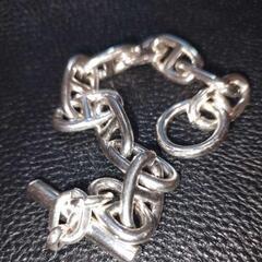 シルバー925 GM-TGMサイズ アンカーブレスレット シルバー 極太 エルメス シェーヌダンクル好きな方にピッタリです！！ 