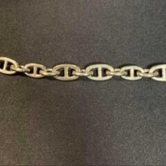 GMサイズ シルバー925 ブレスレット アンカーチェーンブレスレット 新作