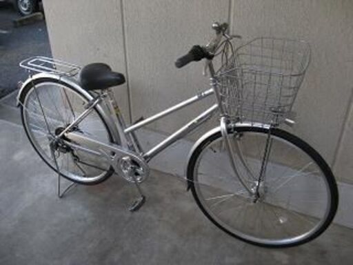 中古）新品同様のシティーサイクル・27インチ・外装6段変速・LED 