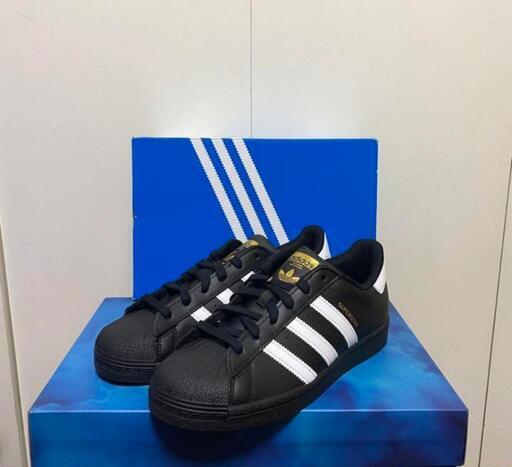 adidas アディダス super star brack 黒 スニーカー 国内正規品 EG4959