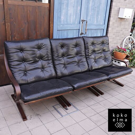 FUJI FURNITURE(冨士ファニチア)のAgio(アージオ) 本革 3P FUJI FURNITURE(冨士ファニチア)のAgio(アージオ) 本革 3P