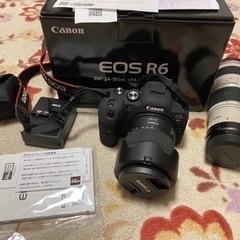 【ネット決済・配送可】☆美品☆Canon EOS R6 RF24...