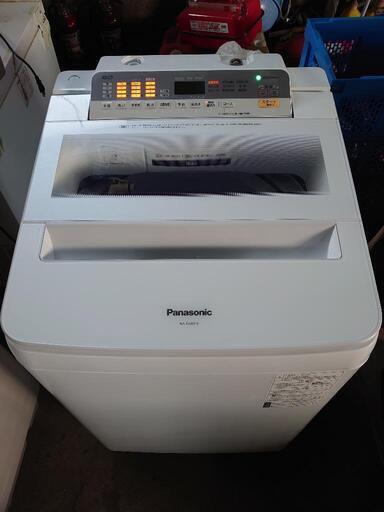 0109-2 Panasonic NA-FA80H6 洗濯機　8kg 【2018年製】