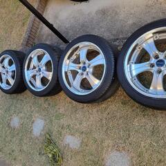 WORK　18インチ.タイヤ付きホイールセット