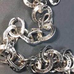 シルバー925 ネックレスペーパー チェーン クロス 十字架 アンカー