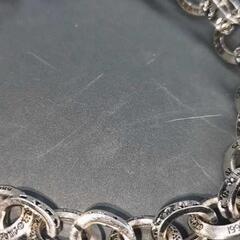 シルバー925 ネックレスペーパー チェーン クロス 十字架 アンカー