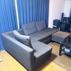 IKEA布製ソファベッド※引取のみ