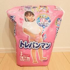 トレパンマンLサイズ(9-14kg)　女の子用　バラ21枚　モレ...