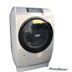 日立 ドラム式洗濯乾燥機 11kg/6kg BD-V9800L 2016年式 、