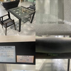 【高級品】ligne roset ダイニングテーブル FUJI FURNITURE チェア２脚 simple&modern 富士ファニチア リーン・ロゼ