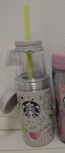 スタバ ストロー付 タンブラー