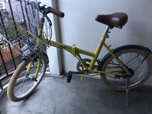 折り畳み自転車　20インチ