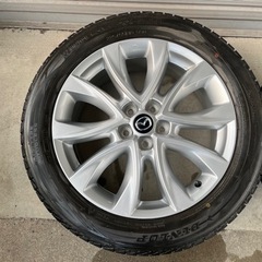 マツダ純正 CX-5 CXー8 スタッドレスタイヤセット 7J-19 の4本セットの 