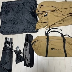 再値下げ　waq Alpha T/C　ソロ用ティピテント　中古品