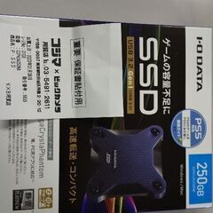 新品未開封 外付けSSD I-O DATA 250GB SSPH...